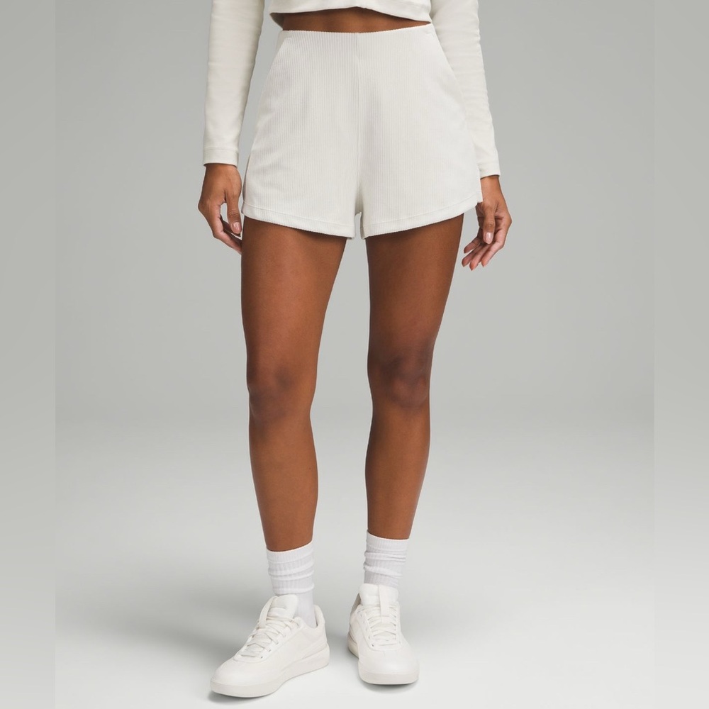 lululemon athletica White Athletic Shorts